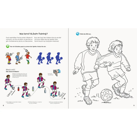 Ravensburger 32697 Wieso? Weshalb? Warum? aktiv-Heft: Fußball WWW-Malbuch (ab 01 06)