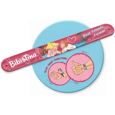 Schmidt Spiele Puzzle Bibi und Tina Freundinnnen für immer 150 Teile mit Slap-Snap-Band