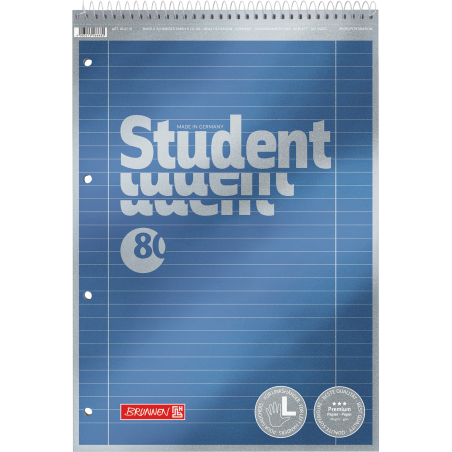 _Collegeblock A4 27, Spirale oben, Premium