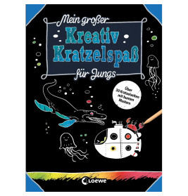 Mein großer Kreativ-Kratzelspaß. Für Jungen