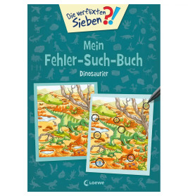 Die verflixten Sieben - Mein Fehler-Such-Buch - Dinosaurier