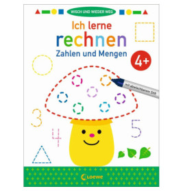 Wisch und wieder weg - Ich lerne rechnen 4+