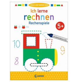 Wisch und wieder weg - Ich lerne rechnen 5+