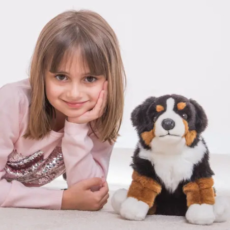 Teddy Hermann Berner Sennenhund sitzend, ca. 29 cm