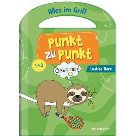 Alles im Griff. Punkt zu Punkt. Lustige Tiere