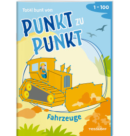 Total bunt von Punkt zu Punkt. Fahrzeuge