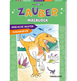 Zaubermalblock. Magische Muster. Dinosaurier