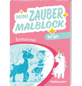 Mini Zaubermalblock to go. Einhörner