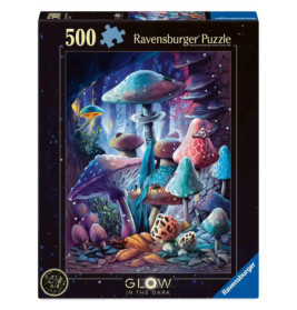 Puzzle Moonlight Mushrooms 500 Teile
