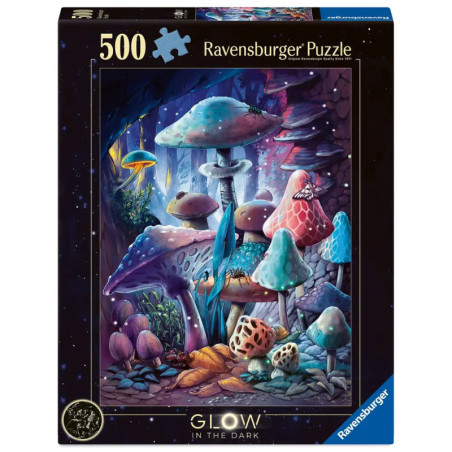 Puzzle Moonlight Mushrooms 500 Teile