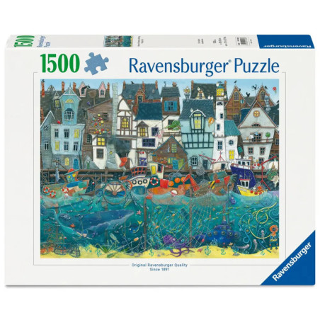 Puzzle - Habour of Wonders: a Bustling Fantasy  1500 Teile