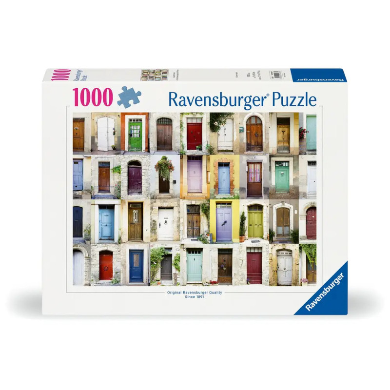 Puzzle -Beautiful Doors in the Provence region  - 1000 Teile