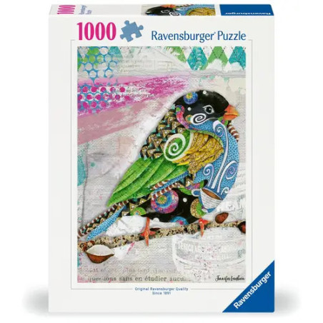 Puzzle - Swirly Bird 1000 Teile