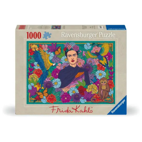 Puzzle Frida Kahlo's Paradise: Parrot, Monkey  1000 Teile