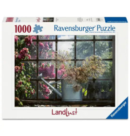 Puzzle - Getrockneter Allium in der Gießkanne 1000 Teile