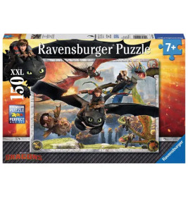 Ravensburger 10015 Puzzle Drachenzähmen leicht gemacht 150 Teile XXL