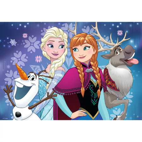 Ravensburger 9074 Puzzle Frozen - Nordlichter 2 X 24 Teile