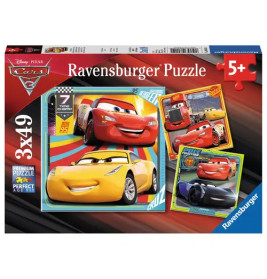 Ravensburger 8015 Puzzle Bunte Flitzer 3 X 49 Teile