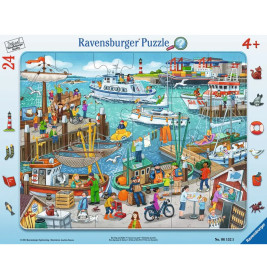 Ravensburger 6152 Puzzle Ein Tag am Hafen 24 Teile