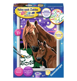 Ravensburger 27844 Malen nach Zahlen Pferde Malen nach Zahlen Sonderserie E