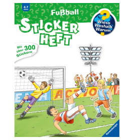 Ravensburger 32962 Wieso? Weshalb? Warum? Stickerheft: Fußball WWW-Malbuch (ab 01 06)