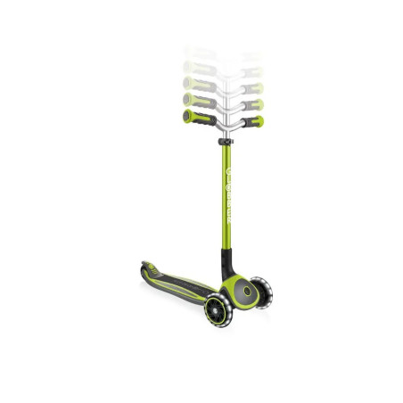 GLOBBER MASTER LIGHTS lime grün, mit Leuchtrollen