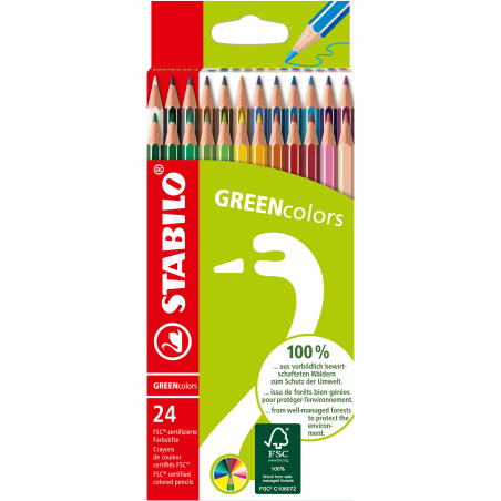 Stabilo Buntstifte Greencolors 24er Pack
