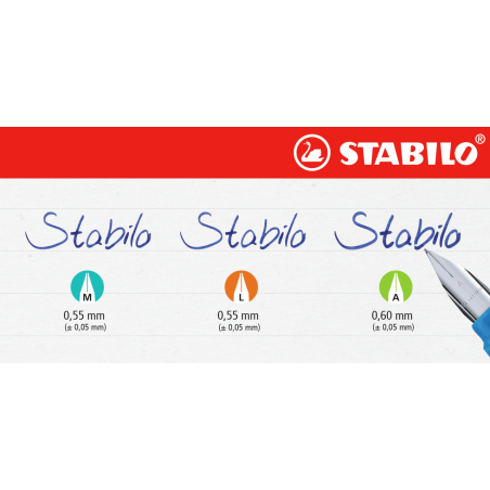 Stabilo EASY Buddy Füller  M Feder schwarz  SB Karte