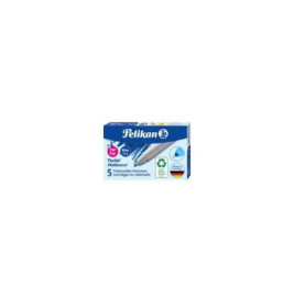 Pelikan Twist® eco Tintenroller-Patronen für Pelikano®/ Twist® , Blau, 5 Stück, Faltschachtel