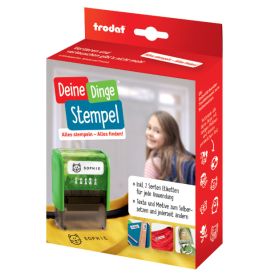 Deine Dinge Stempel trodat incl. Etiketten und