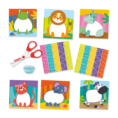 Montessori - Formen schneiden