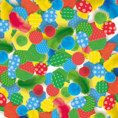 Montessori - Farben und Materi alien sortieren