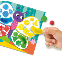 Montessori - Farben und Materi alien sortieren