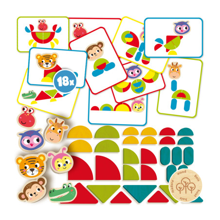 Montessori - Tierformen nachbi lden