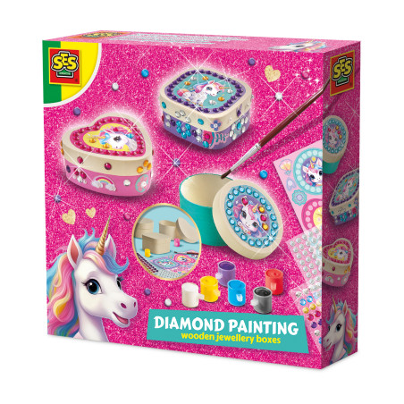 Unicorn - Diamond Painting Sch muckkästchen