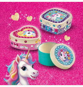 Unicorn - Diamond Painting Sch muckkästchen