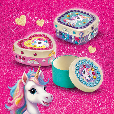 Unicorn - Diamond Painting Sch muckkästchen