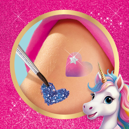 Unicorn - Metallische Glitzert attos