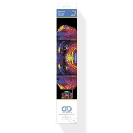 Diamond Painting Neon Hundewelpen