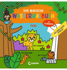 Das magische Wassermalbuch - Tiere