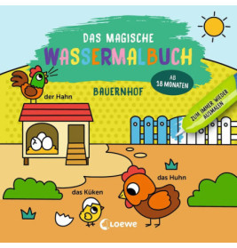 Das magische Wassermalbuch - Bauernhof