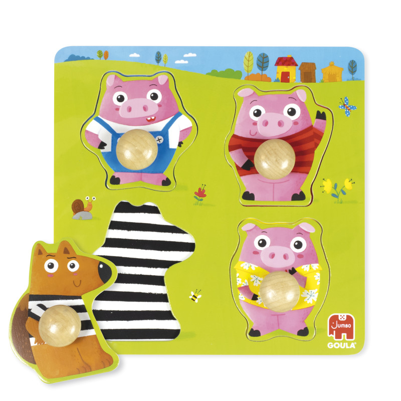 GOULA Die 3 kleinen Schweinche n Puzzle