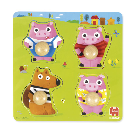 GOULA Die 3 kleinen Schweinche n Puzzle