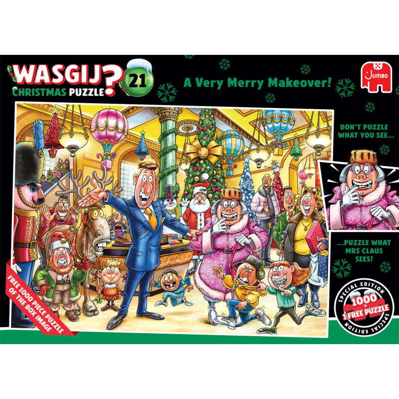 Cartoonhafte Weihnachtsszene mit festlich gekleideten Menschen, Spielzeug, Dekorationen und einem geschmückten Baum. Cartoonhafte Weihnachtsszene mit festlich gekleideten Menschen, Spielzeug, Dekorationen und einem geschmückten Baum.