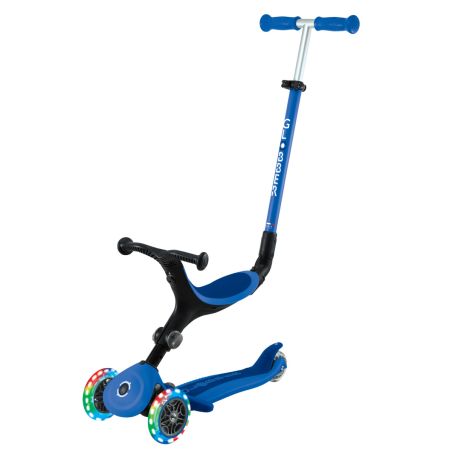 Globber Go-Up Active Lights 360 blau mit Leuchtrollen