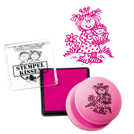 Moosgummi-Stempel mit Stempelkissen, Miabella