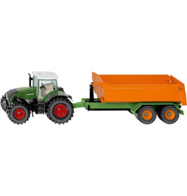 SIKU 1989 Fendt mit Hakenliftfahrgestell und Mulde
