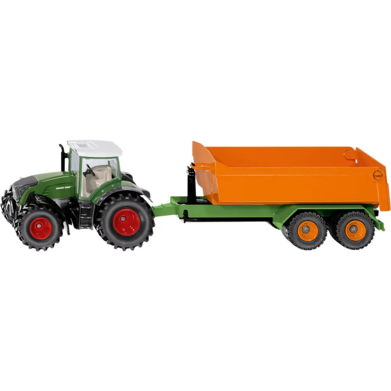 SIKU 1989 Fendt mit Hakenliftfahrgestell und Mulde
