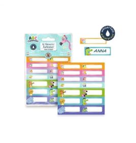ABC-5 Namensticker-Set wasserfest 42-teilig