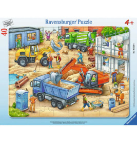 Ravensburger 6120 Puzzle Große Baustellenfahrzeuge 30-48 Teile
